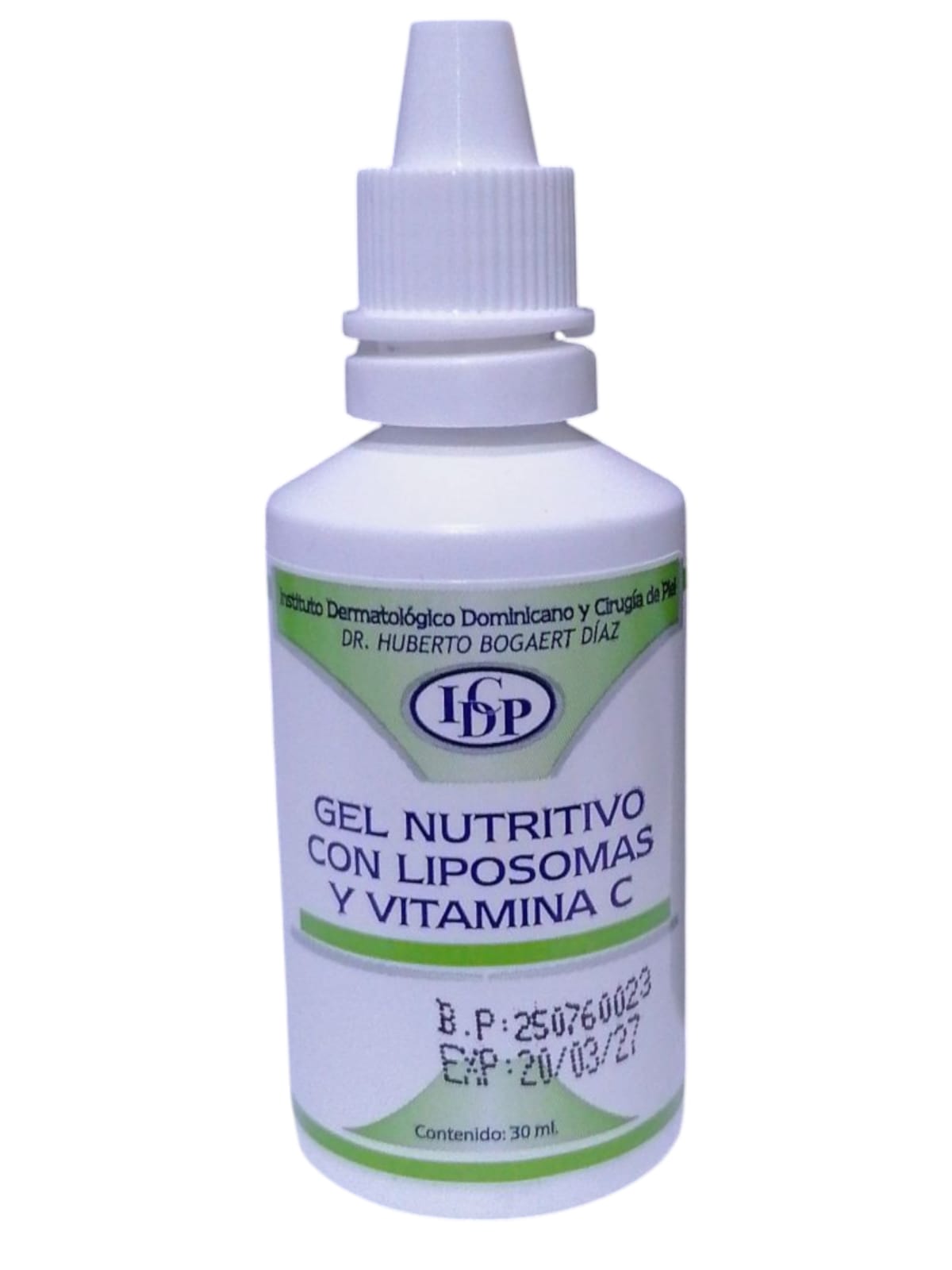 GEL NUTRITIVO CON LIPOSOMAS Y VITAMINA C 30ml