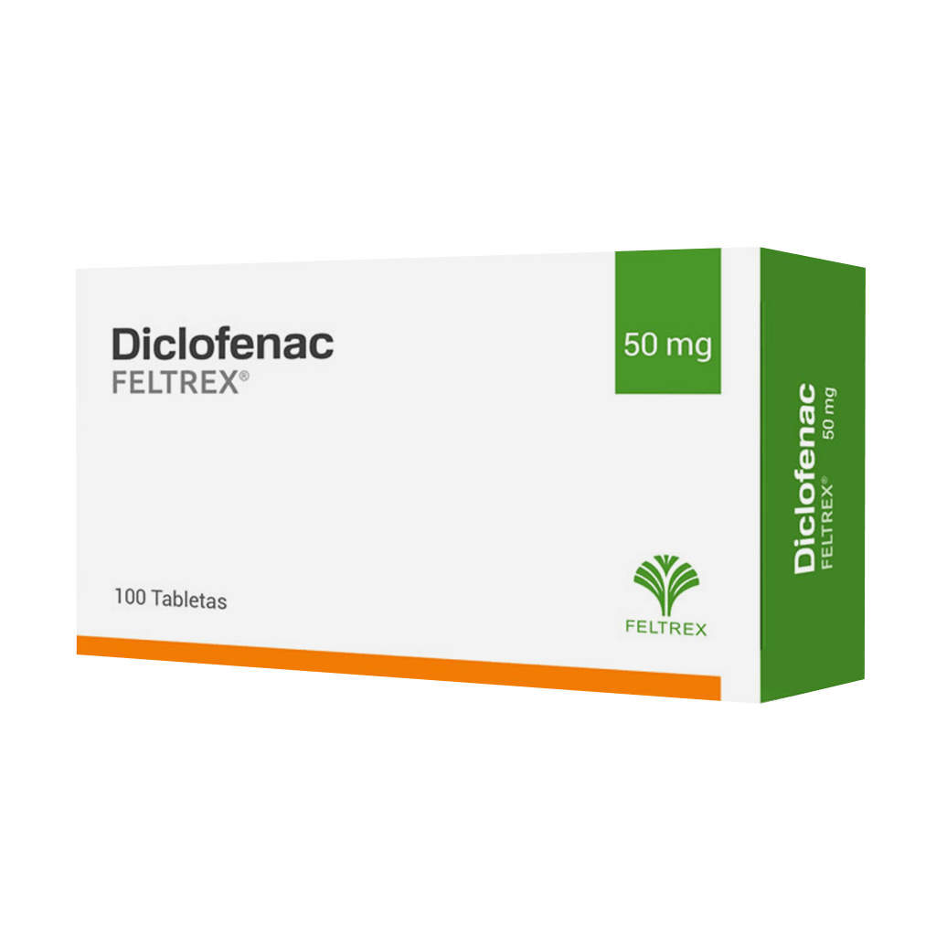 DICLOFENAC FELTREX 10 TABLETAS 50mg