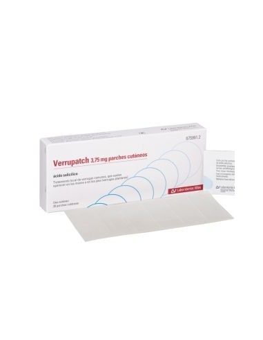 VERRUPATCH 3,75mg PARCHES CUTANEO 20 PARCHES