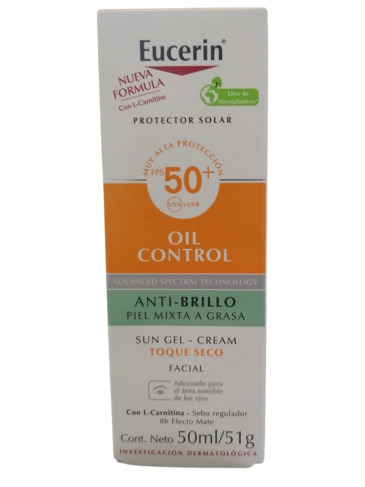 EUCERIN OIL CONTROL TOQUE SECO 50ML
