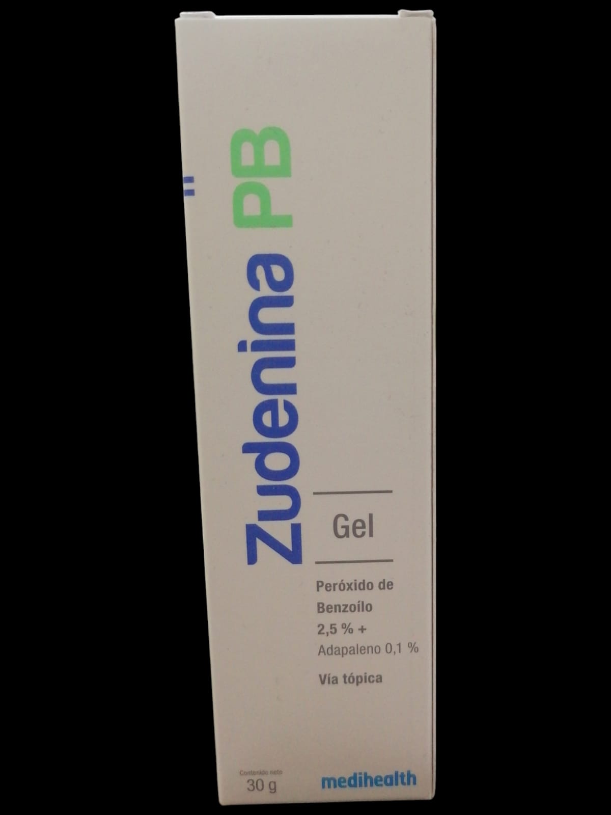 ZUDENINA PB 0.1% + 2.5% GEL 30G