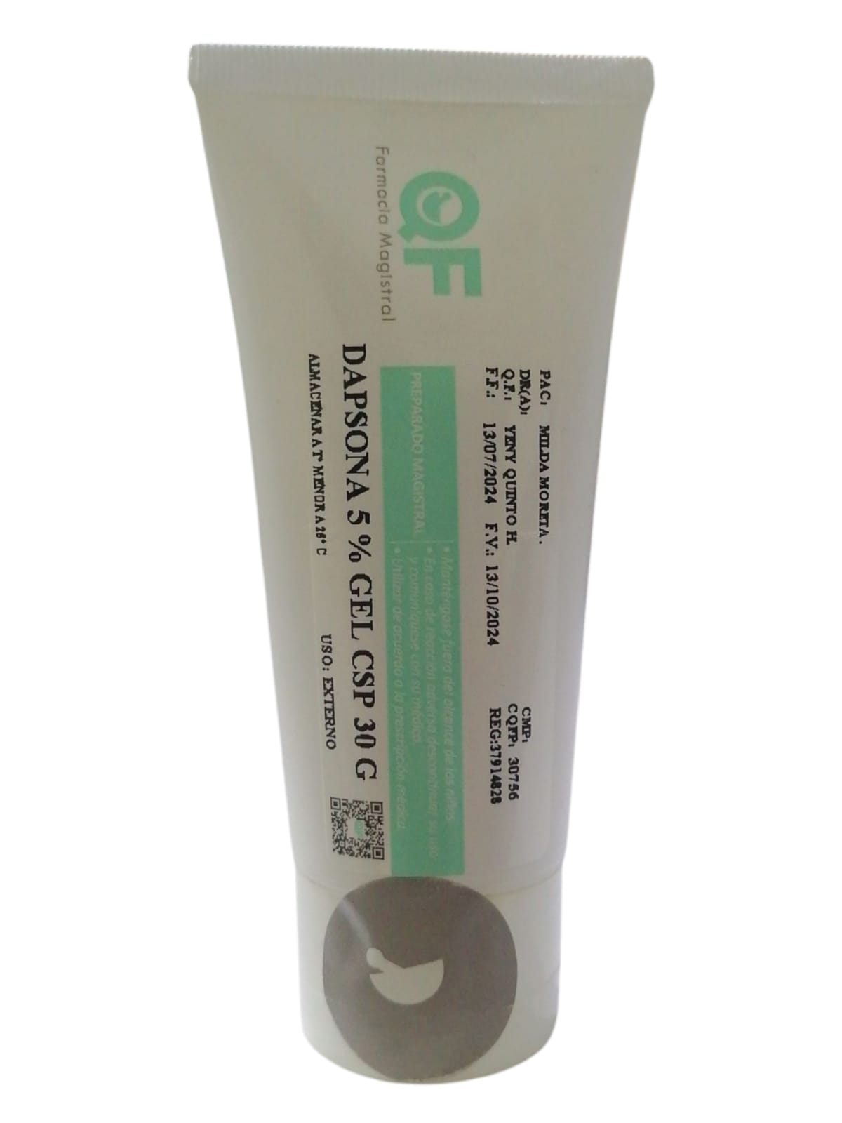 DAPSONA 5% GEL CSP 30G