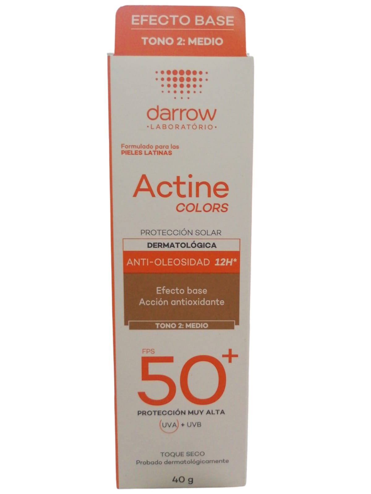 DW ACTINE SPF 50 TONO 2 MEDIO 40G