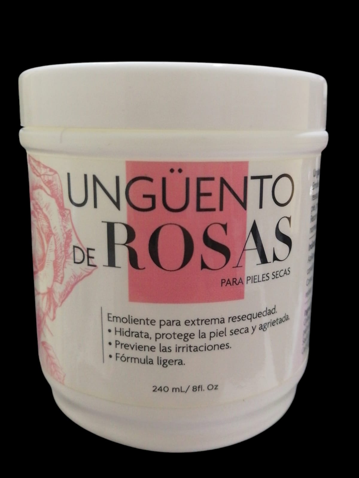 UNGUENTO DE ROSAS PARA PIELES SECA 240ml