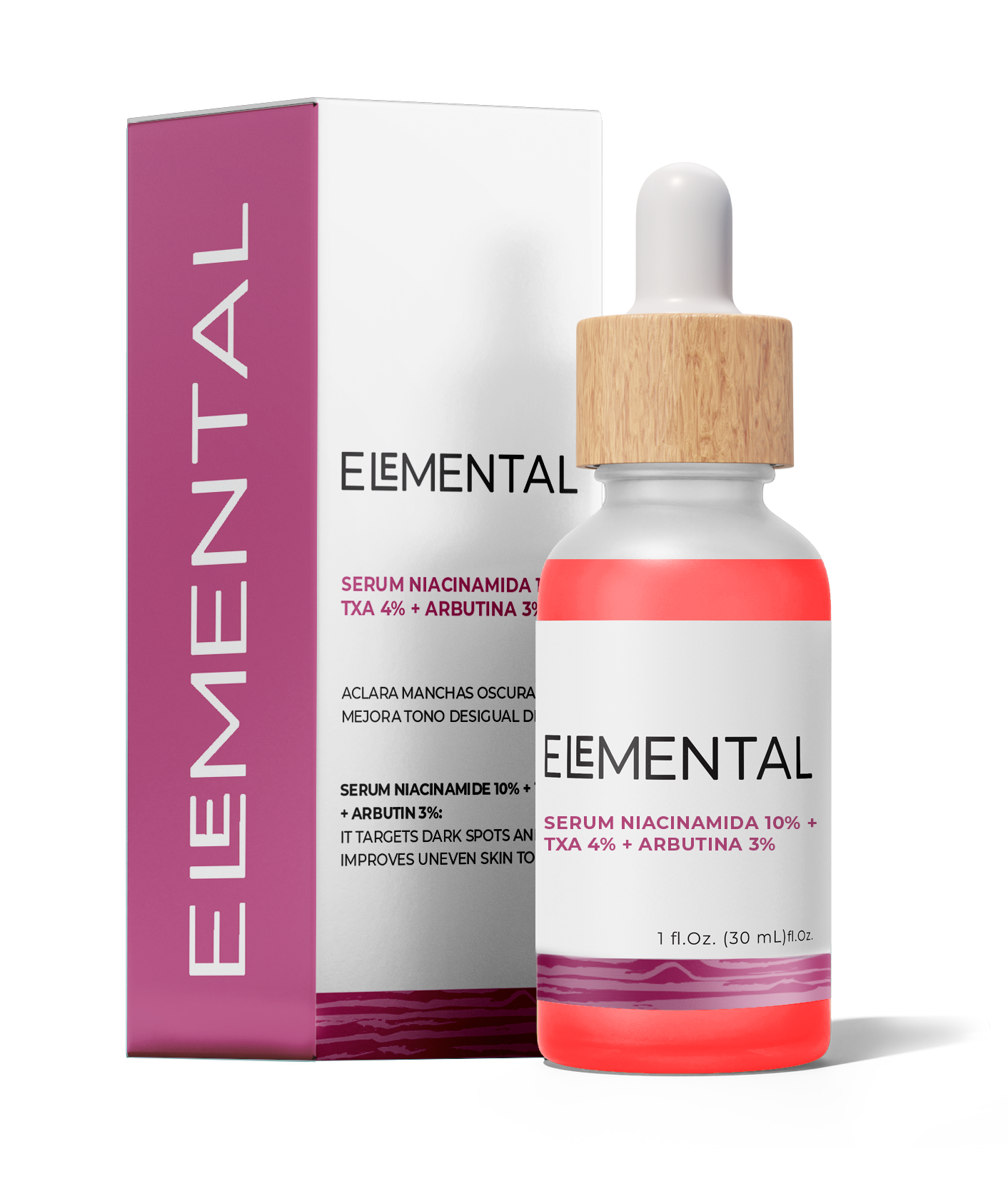 ELEMENTAL SERUM NIACINAMIDA + TXA+ ARBUTINA 30ml