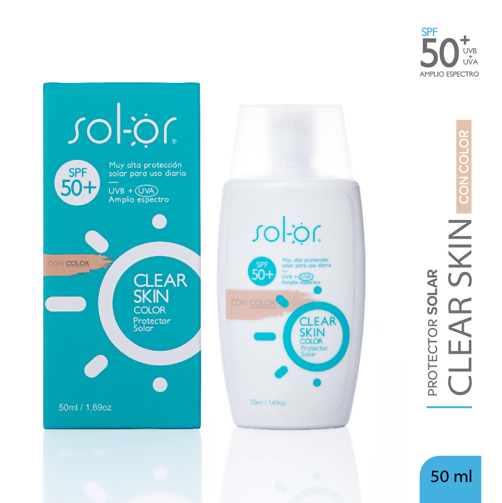 SOLOR CLEAR SKIN COLOR SPF50+ 50ml